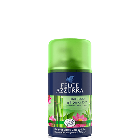 Felce-Azzurra-Osviežovač-vzduchu-v-spreji-Bambus-Lotosovy-kvet-Napln-250-ml